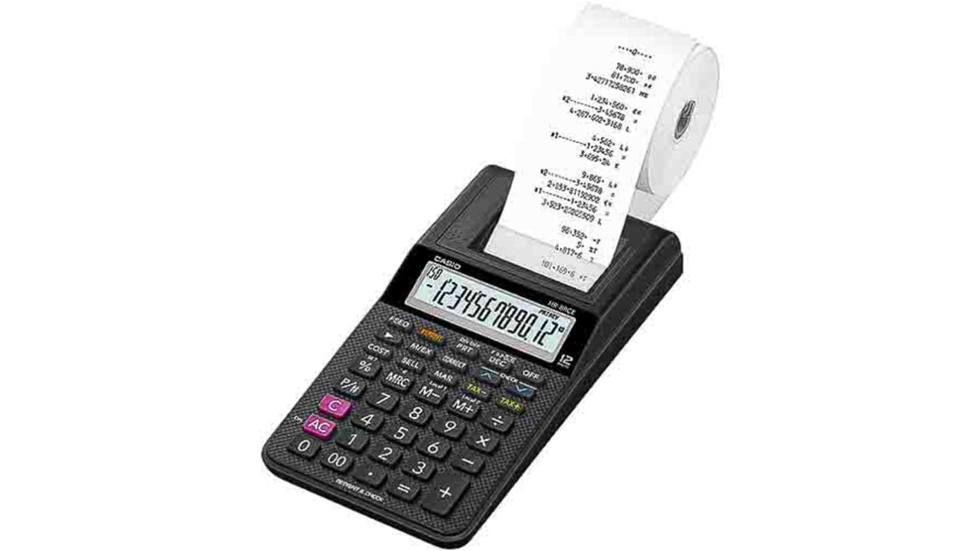HR8RCEBKWEC Casio Battery Powered Printing Calculator RS