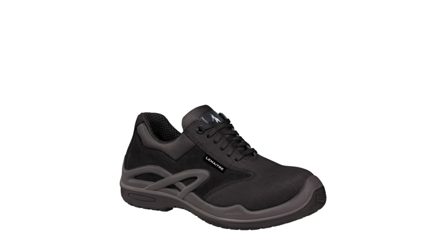 LEMAITRE SECURITE ROYAN Black Polycarbonate Toe Capped Safety Shoes, EU 40