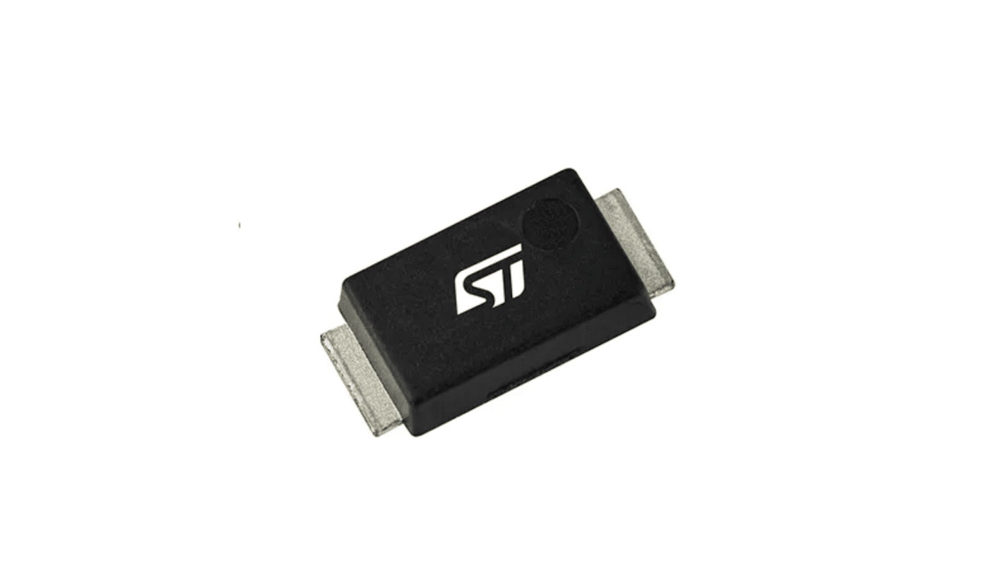 Diodo STMicroelectronics, Montaggio superficiale, 5A, 100V, SOD128Flat, Raddrizzatore Schottky