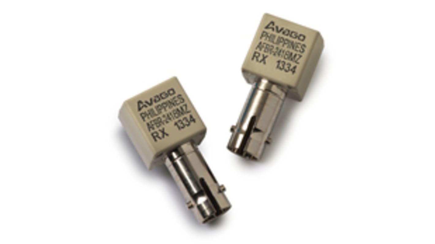Broadcom AFBR-2418MZ 50Mbit/s 865nm Fibre Optic Receiver, ST Connector | RS