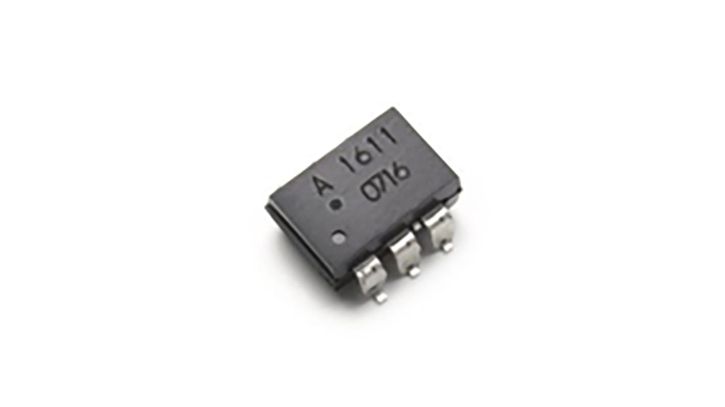 Broadcom ASSR-1611 Series Solid State Relay, 2.5 A Load, Surface Mount, 60 V Load, 0.8 V Control