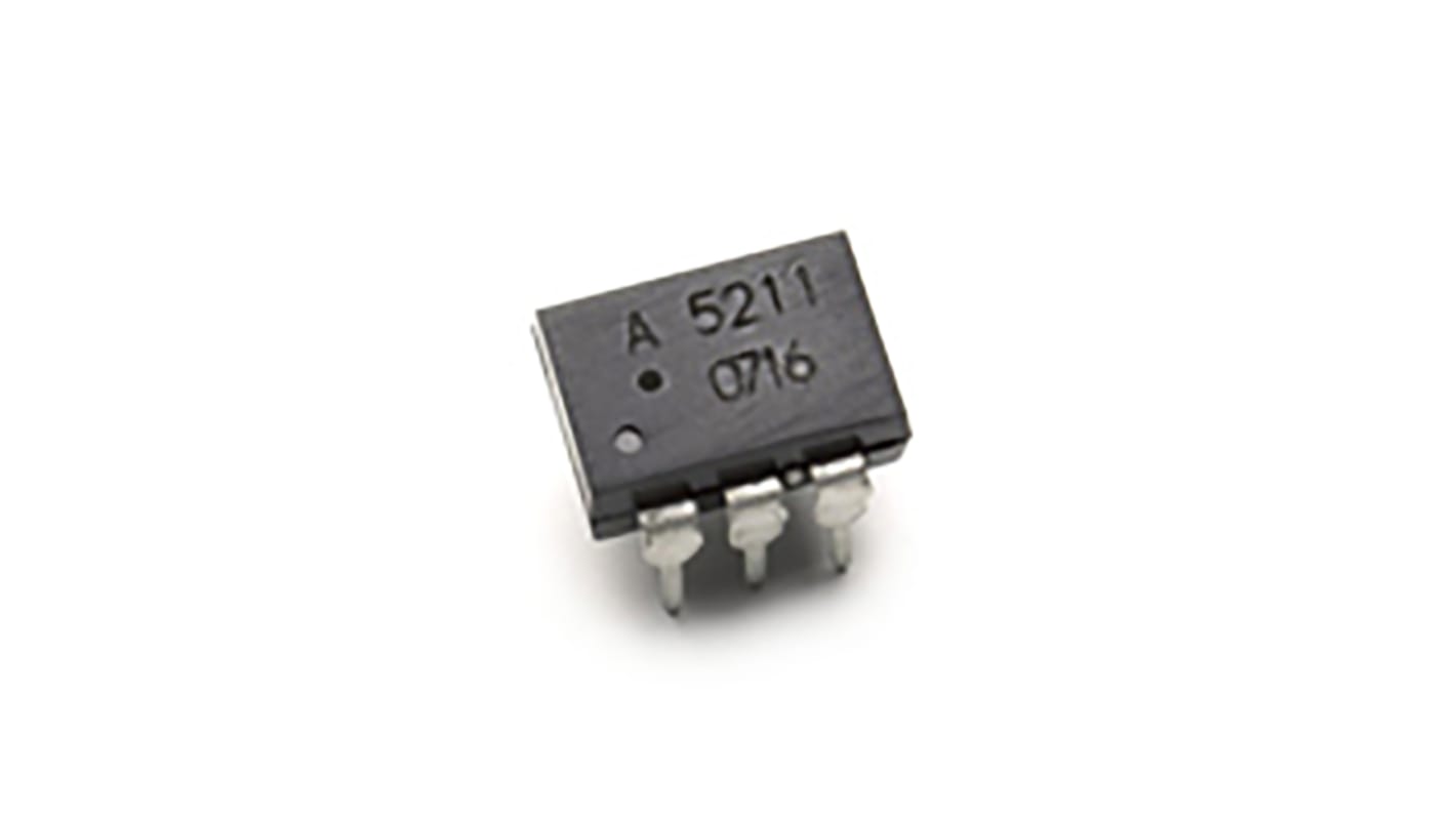 Broadcom ASSR-5211 Series Solid State Relay, 0.4 A Load, Surface Mount, 600 V Load, 0.8 V Control