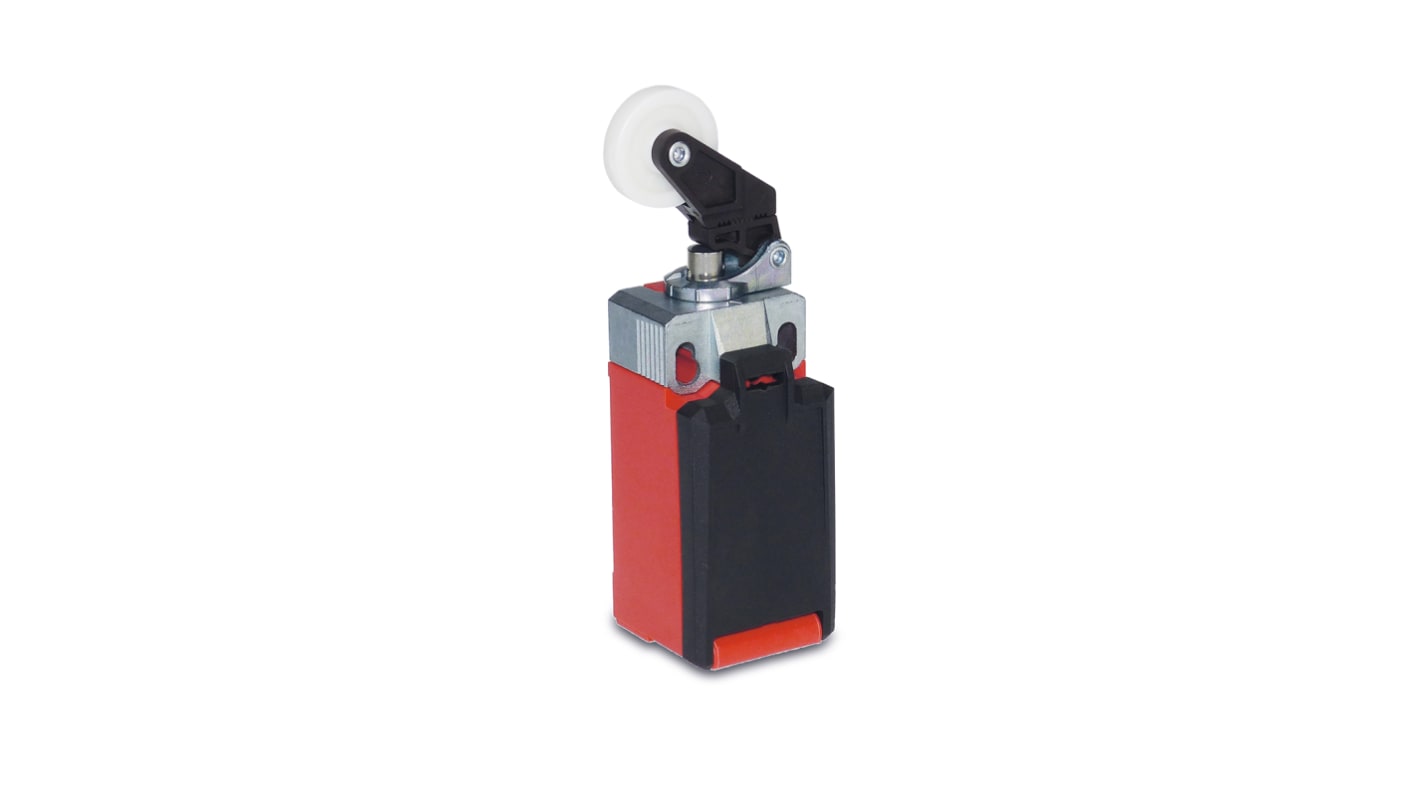 Bernstein AG IN65 Series Roller Lever Limit Switch, NC/NO, IP66, IP67, DPST, Thermoplastic Housing, 240V ac Max, 5A Max