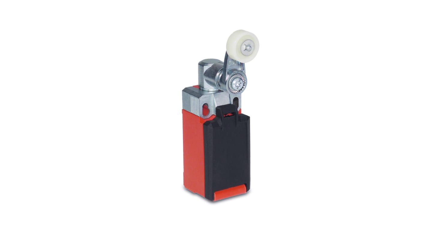 Bernstein AG IN65 Series Roller Lever Limit Switch, NC/NO, IP66, IP67, DPST, Thermoplastic Housing, 240V ac Max, 5A Max