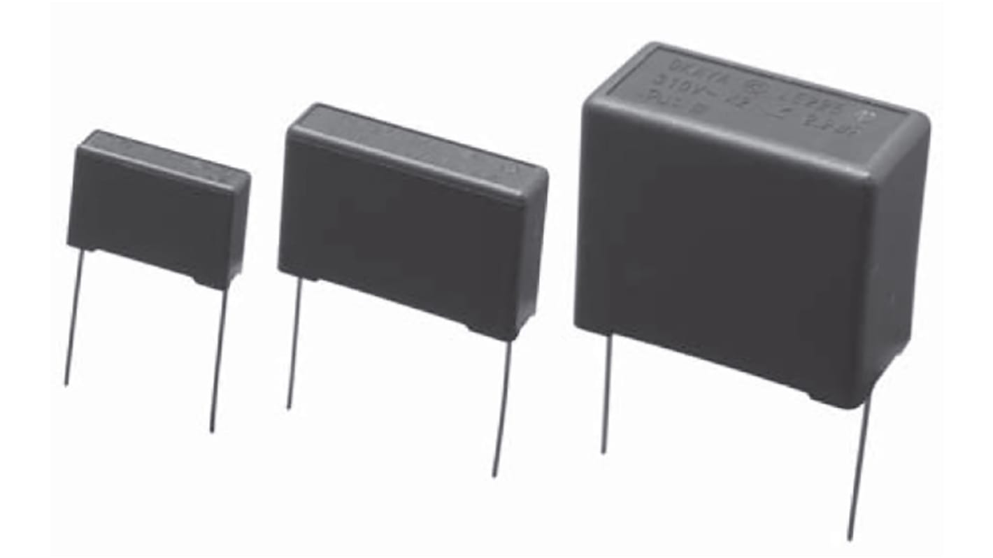 Okaya Electric Industries LE-MX Polypropylene Capacitor PP, 310V ac, ±10%, 2.2μF, Through Hole