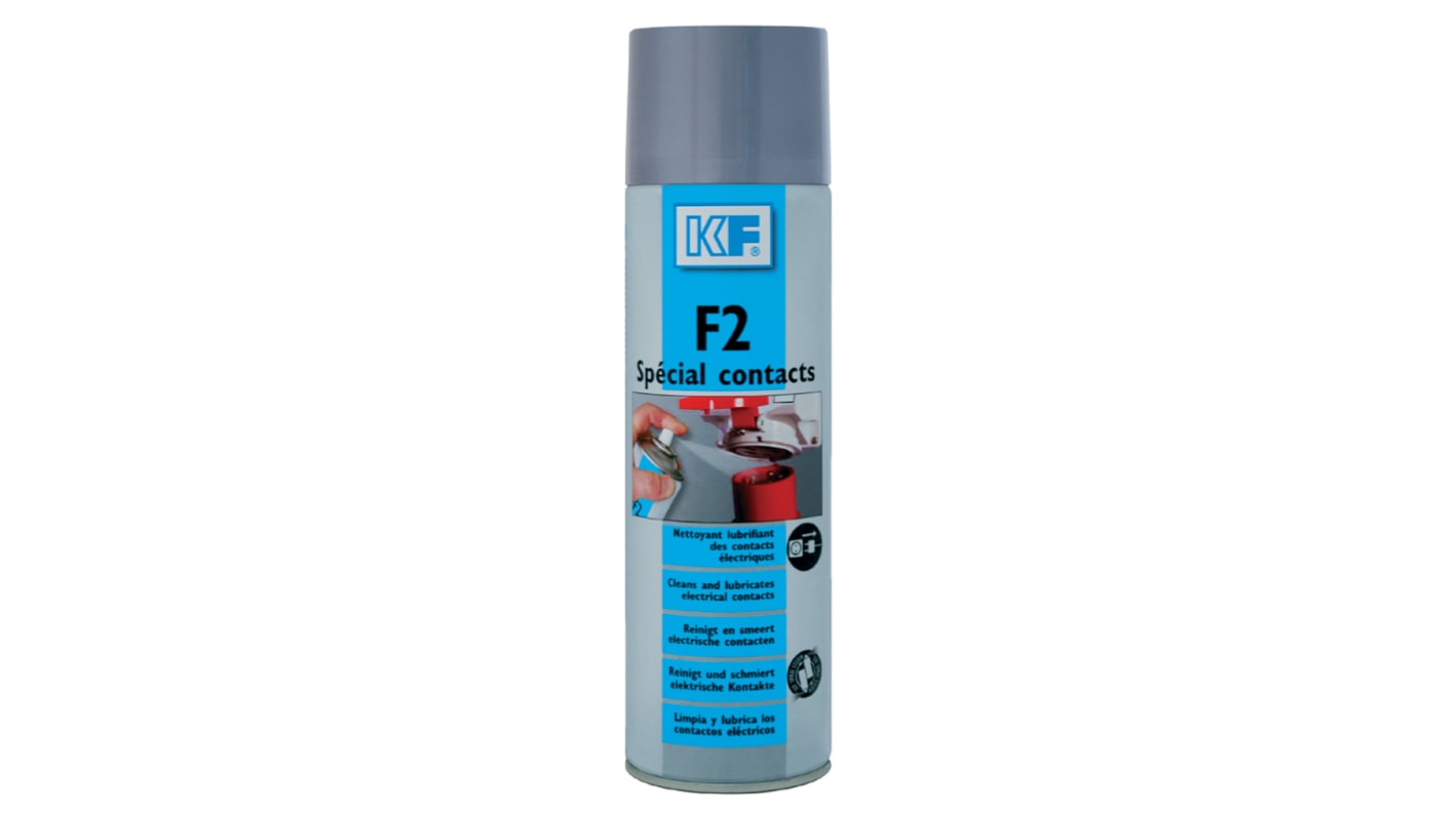 Nettoyant pour contacts électriques CRC Kf F2 Special Contacts, Aérosol 500  ml