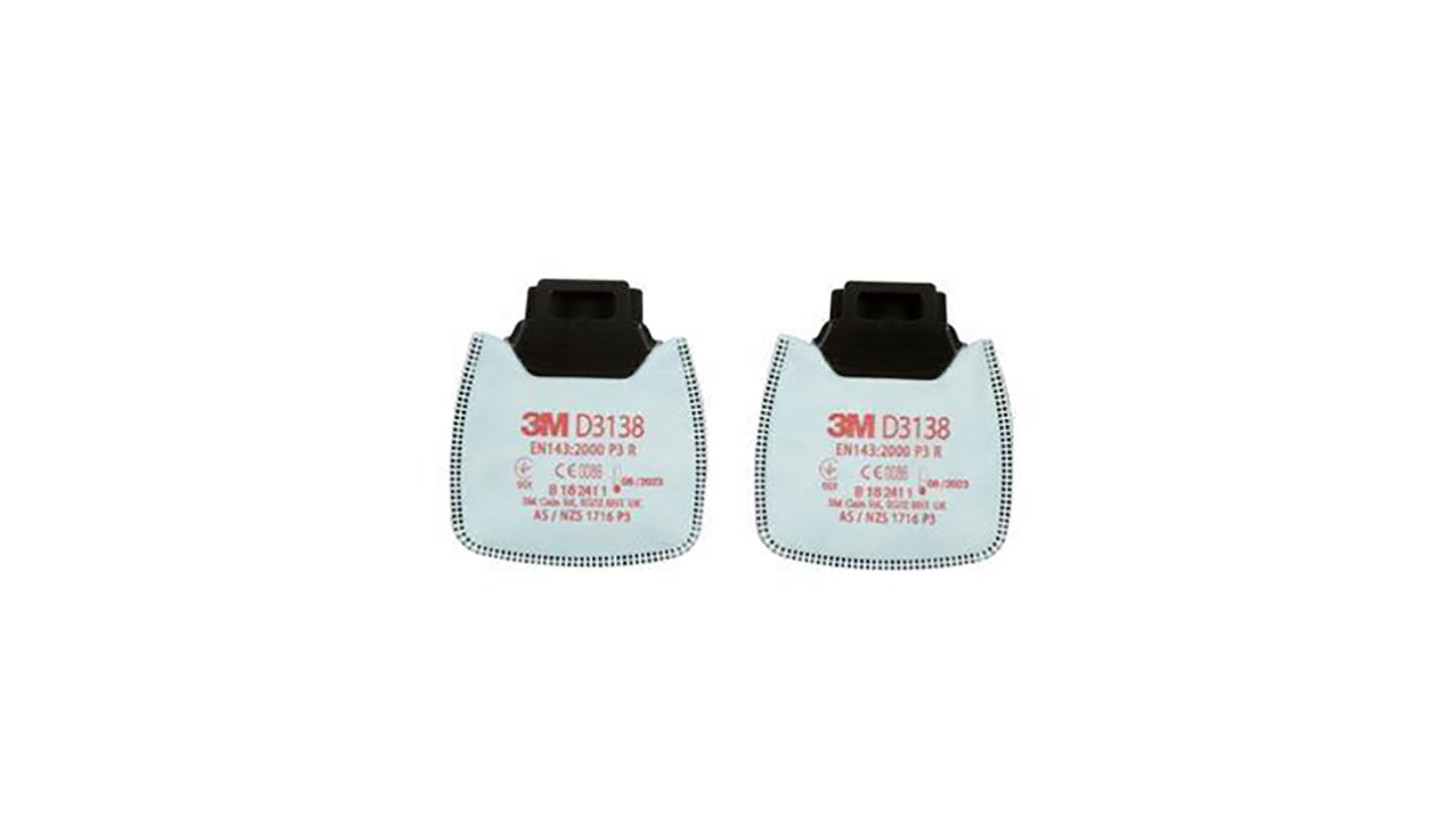 3M Dust Filter for use with 3M D3000 Series Respirator D3138