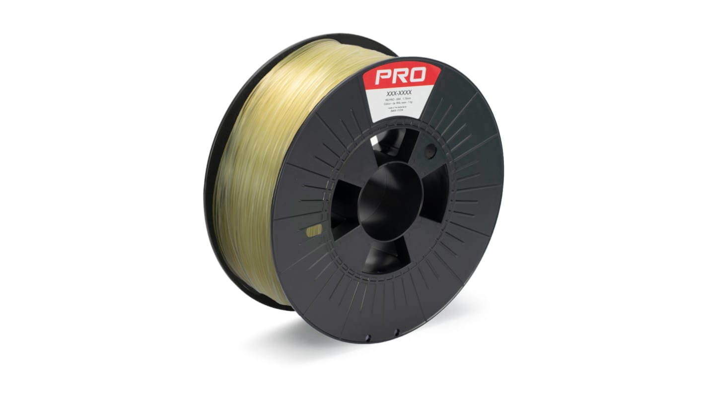 RS PRO PVA 3D-Drucker Filament zur Verwendung mit Doppelte Extrusion, Natur, 1.75mm, FDM, 1kg