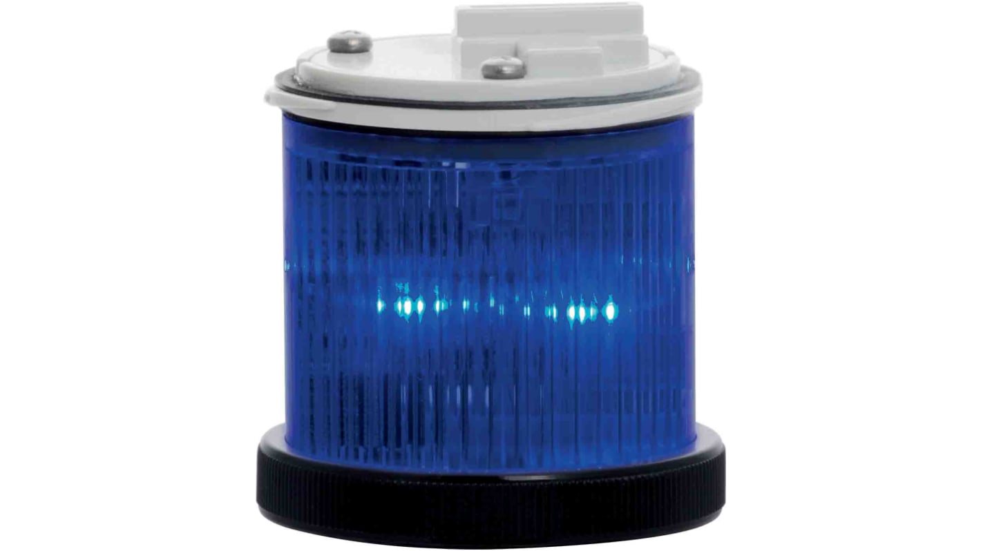 RS PRO Blue Multiple Effect Beacon Unit, 110 V ac, LED Bulb, AC, IP66