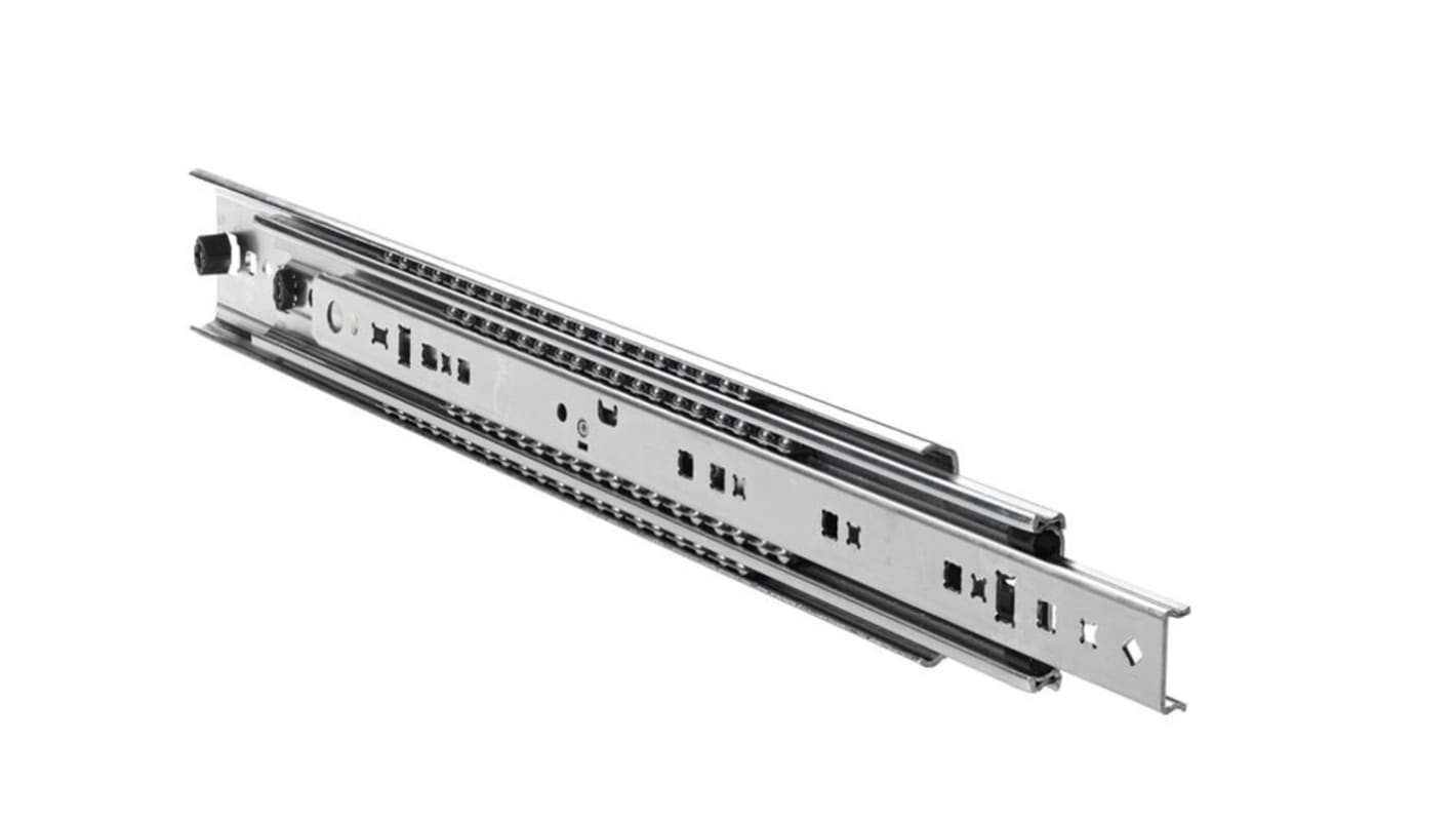 Accuride Steel Drawer Runner, 355.6mm Closed Length, 140kg Load