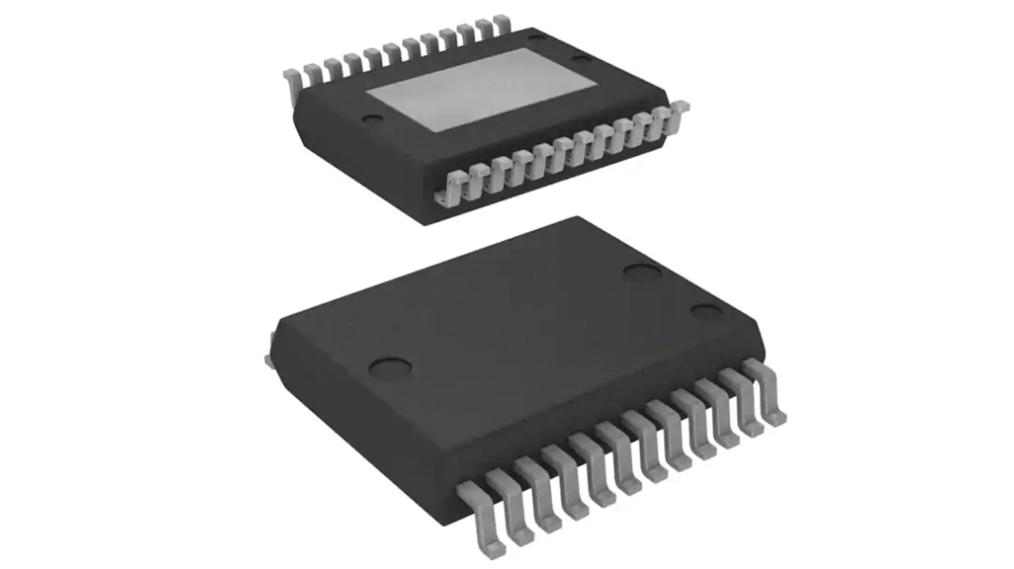 Általános célú meghajtó VNQ5E160KTR-E CMOS, 10000 mA, 4.5 to 28V, 24-tüskés, PowerSSO-24