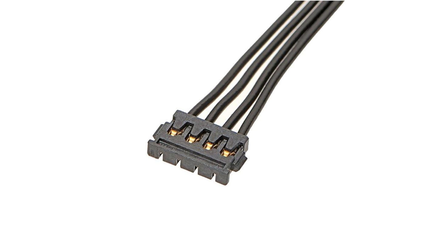 Molex 4 Way Female Pico-EZmate to 4 Way Female Pico-EZmate Wire to Board Cable, 150mm