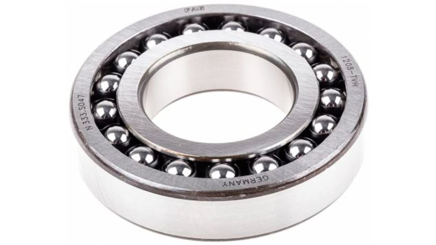 FAG 1208-K-TVH-C3 Self Aligning Ball Bearing- Open Type 40mm I.D, 80mm O.D