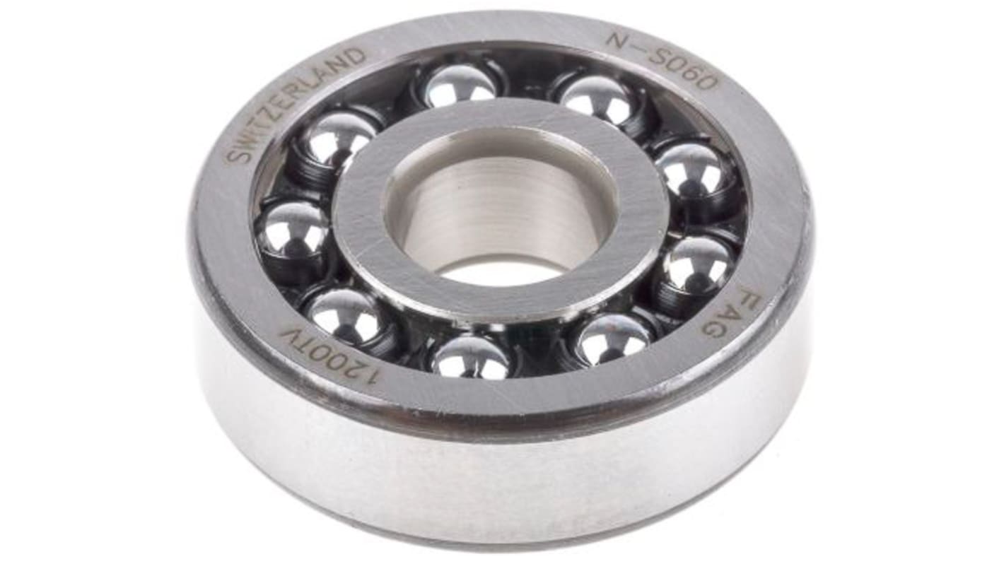 FAG 126-TVH Self Aligning Ball Bearing- Open Type 6mm I.D, 19mm O.D