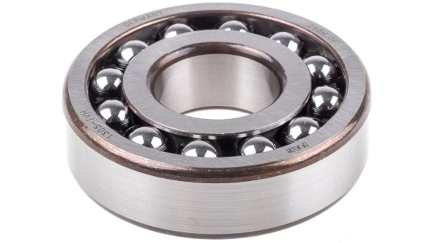 FAG 1305-TVH-C3 Self Aligning Ball Bearing- Open Type 25mm I.D, 62mm O.D