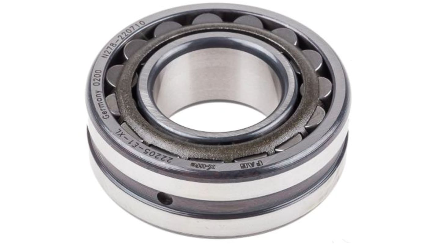 FAG 22205-E1-XL-C3 25mm I.D Spherical Roller Bearing, 52mm O.D