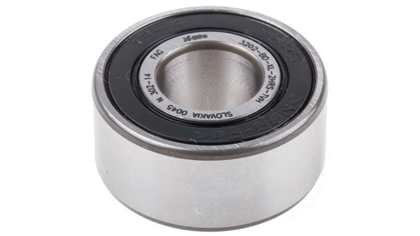 FAG 3201-BB-2RSR-TVH Double Row Angular Contact Ball Bearing- Both Sides Sealed 12mm I.D, 32mm O.D