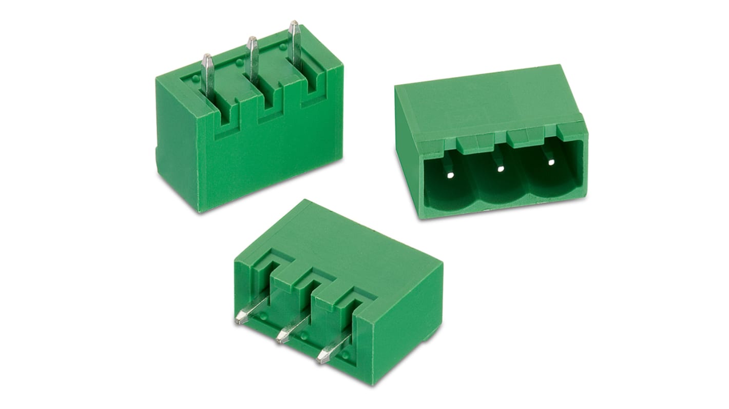 Wurth Elektronik 5.08mm Pitch 10 Way Pluggable Terminal Block, Header, PCB Mount, Solder Termination