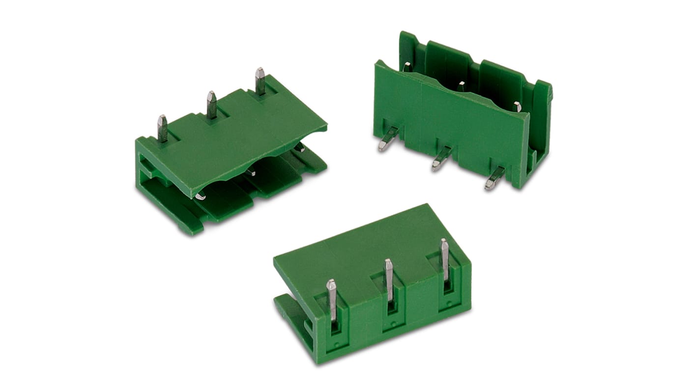 Wurth Elektronik 7.62mm Pitch 12 Way Pluggable Terminal Block, Header, PCB Mount, Solder Termination