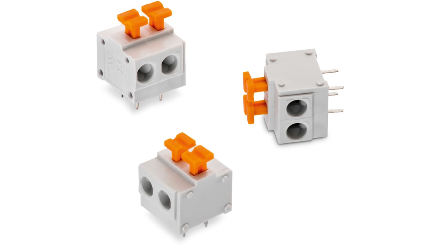 Morsettiera per circuito stampato Wurth Elektronik a 10 vie, 1 fila, passo 5.08mm, Montaggio con foro passante