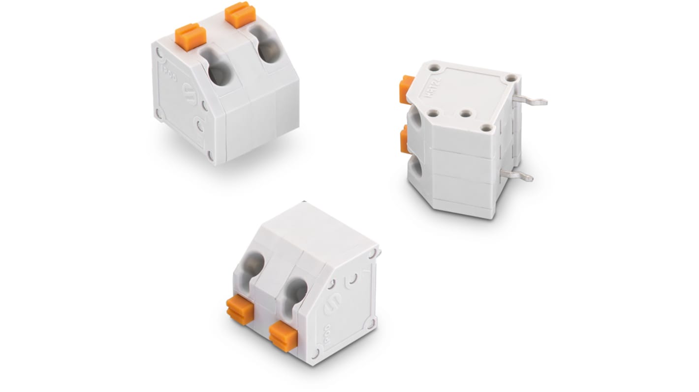 Wurth Elektronik 4122 Series PCB Terminal Block, 5-Contact, 7mm Pitch, Through Hole Mount, 1-Row, Solder Termination