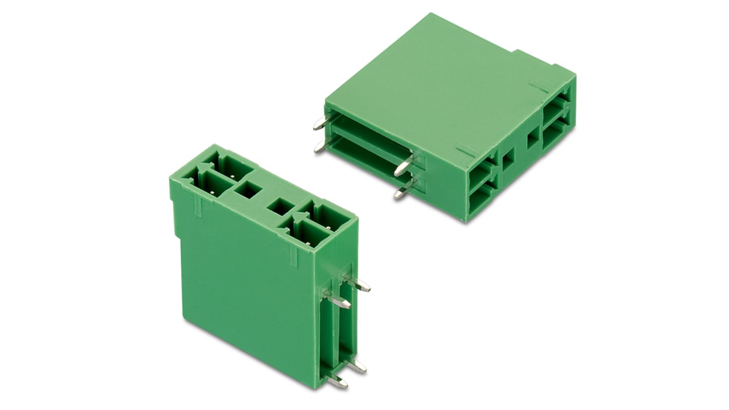 Wurth Elektronik 3.81mm Pitch 8 Way Pluggable Terminal Block, Header, PCB Mount, Solder Termination