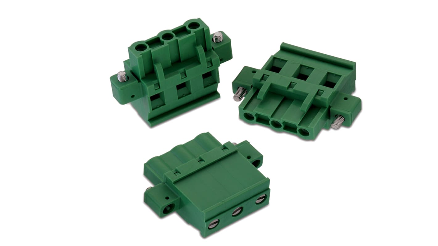 Wurth Elektronik 7.62mm Pitch 2 Way Horizontal Pluggable Terminal Block, Plug, Cable Mount, Solder Termination