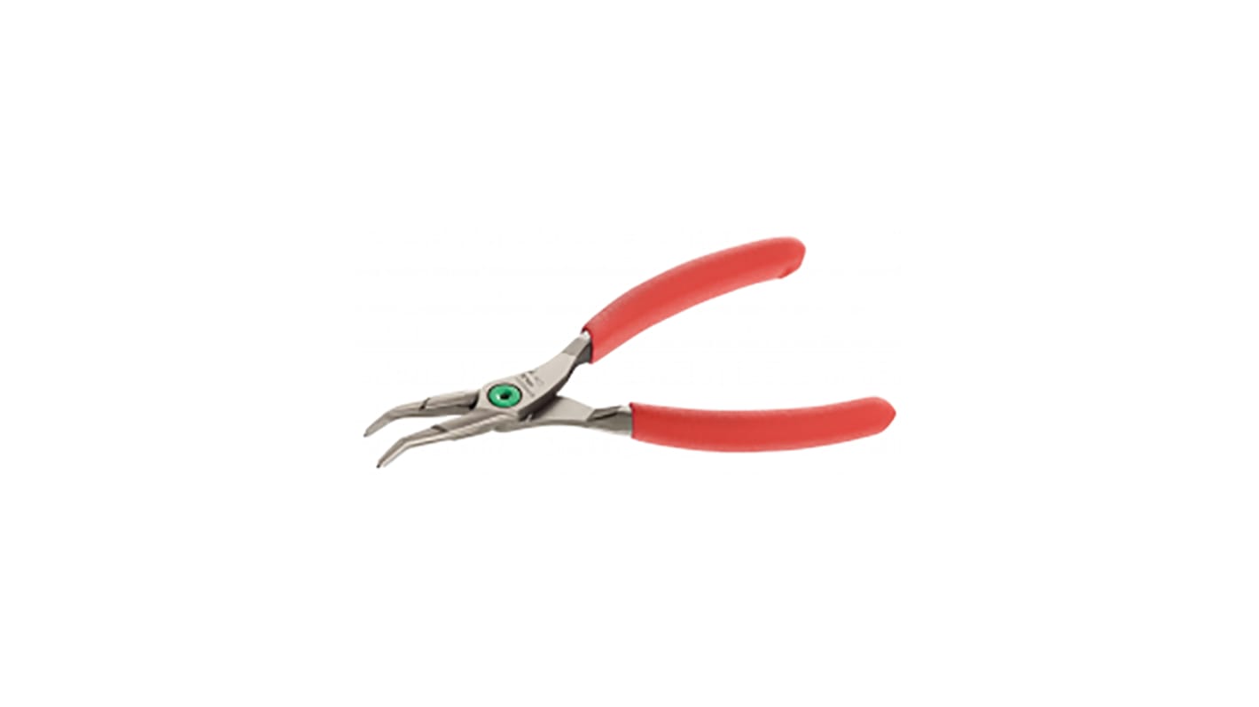 Facom Circlip Pliers, 180 mm Overall, Bent Tip