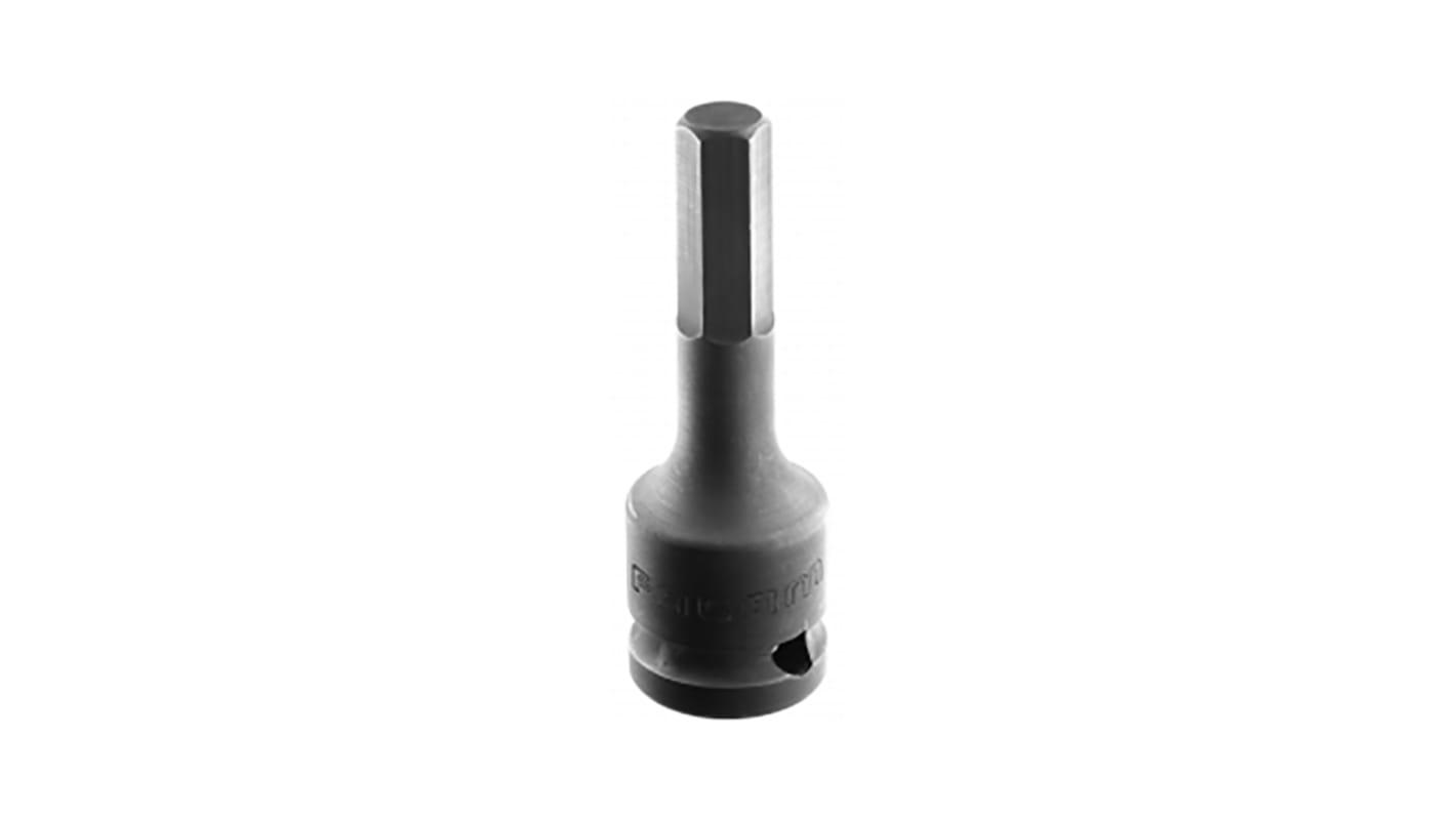 Facom 8mm, 1/2 in Drive Impact Socket Impact Bit Socket, 79 mm length