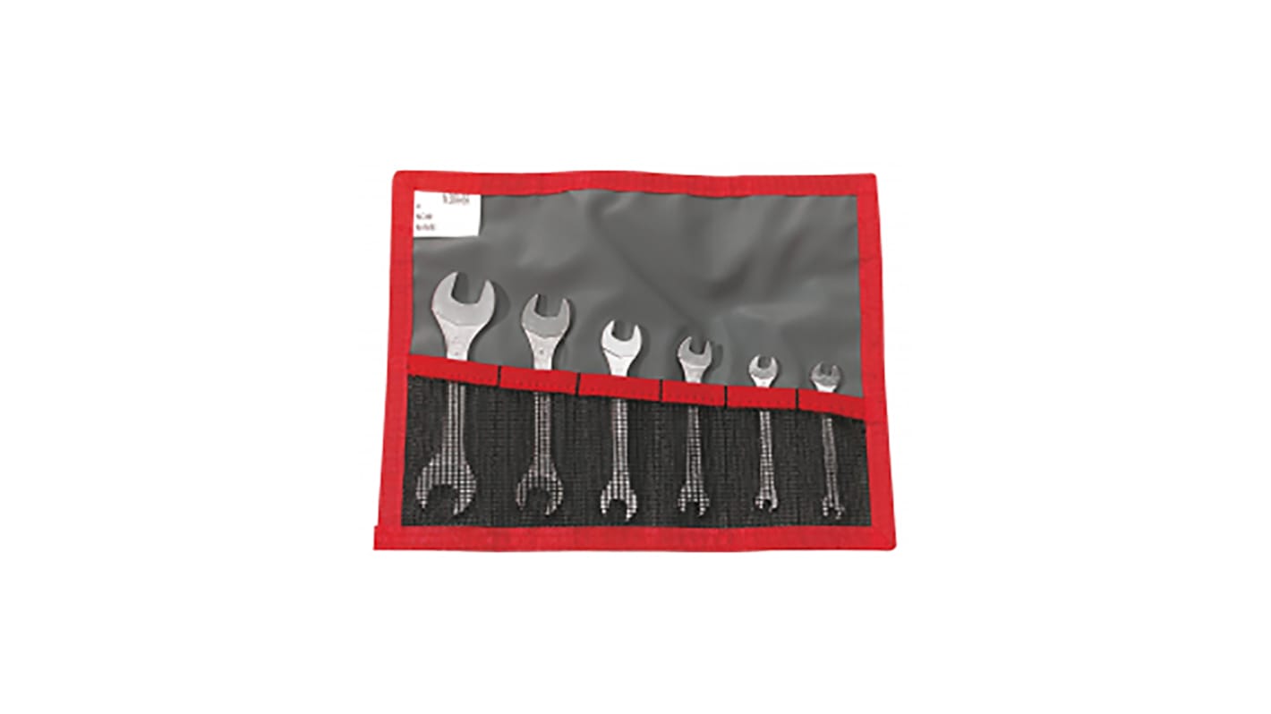 Facom 22.JE Series 6-Piece Spanner Set, 3.2 x 5.5 → 12 x 13 mm