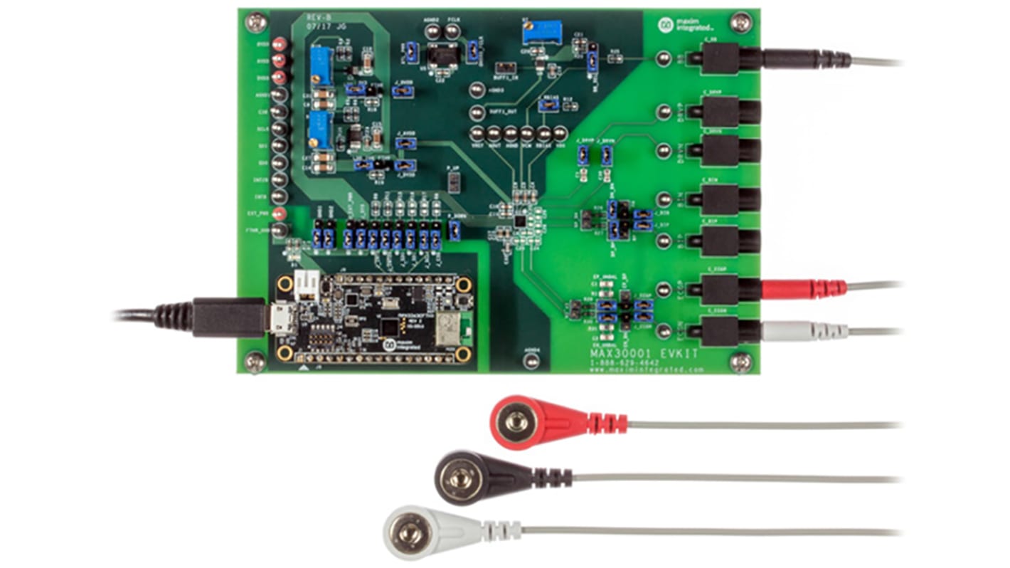 Maxim Integrated MAX30001EVSYS#, Kiértékelő készlet