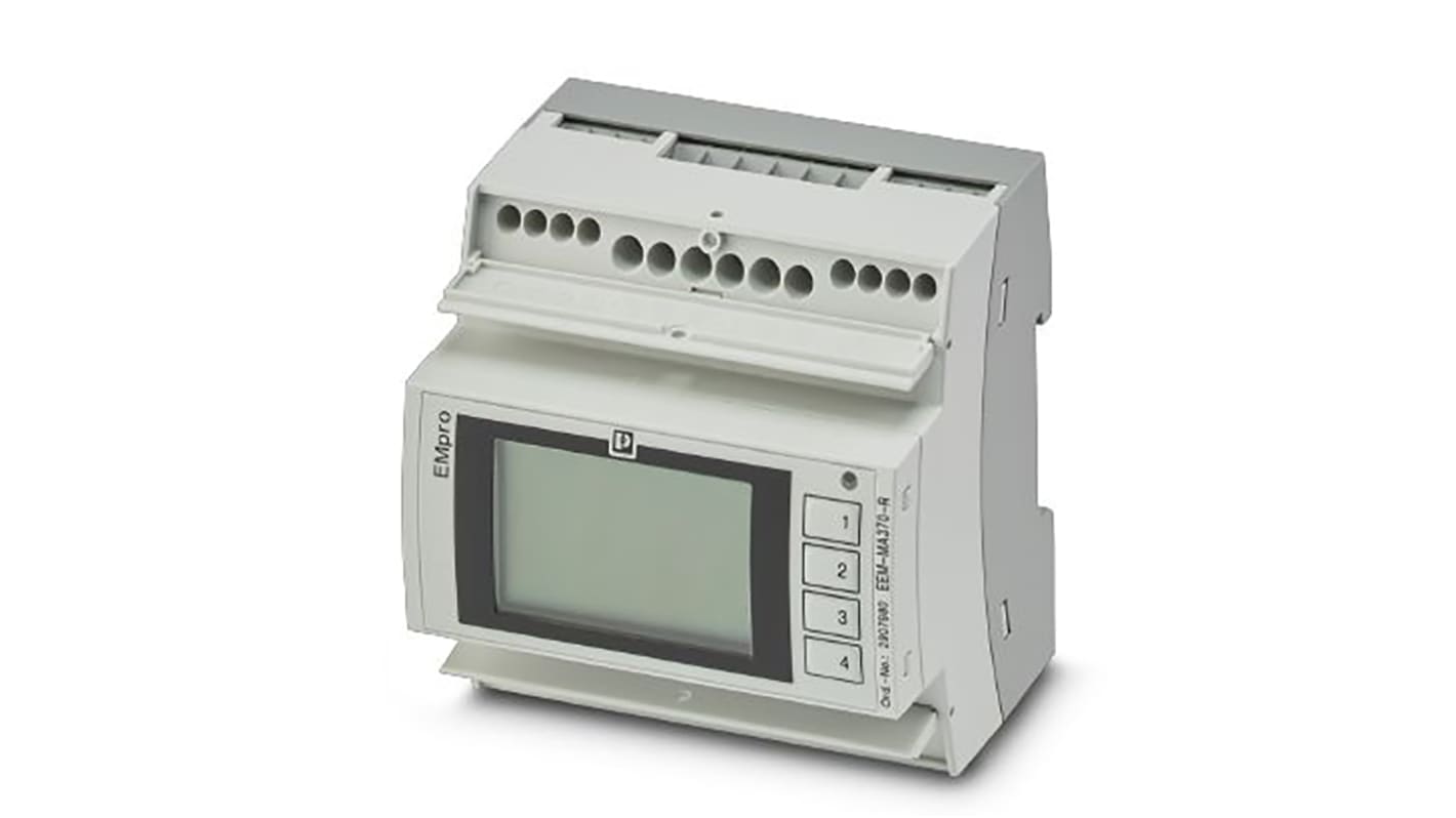 Phoenix Contact Energiamérő LCD, 2, 3-fázisú, Szakágazat 2. Osztály (IEC 62053-22), EMpro sorozat