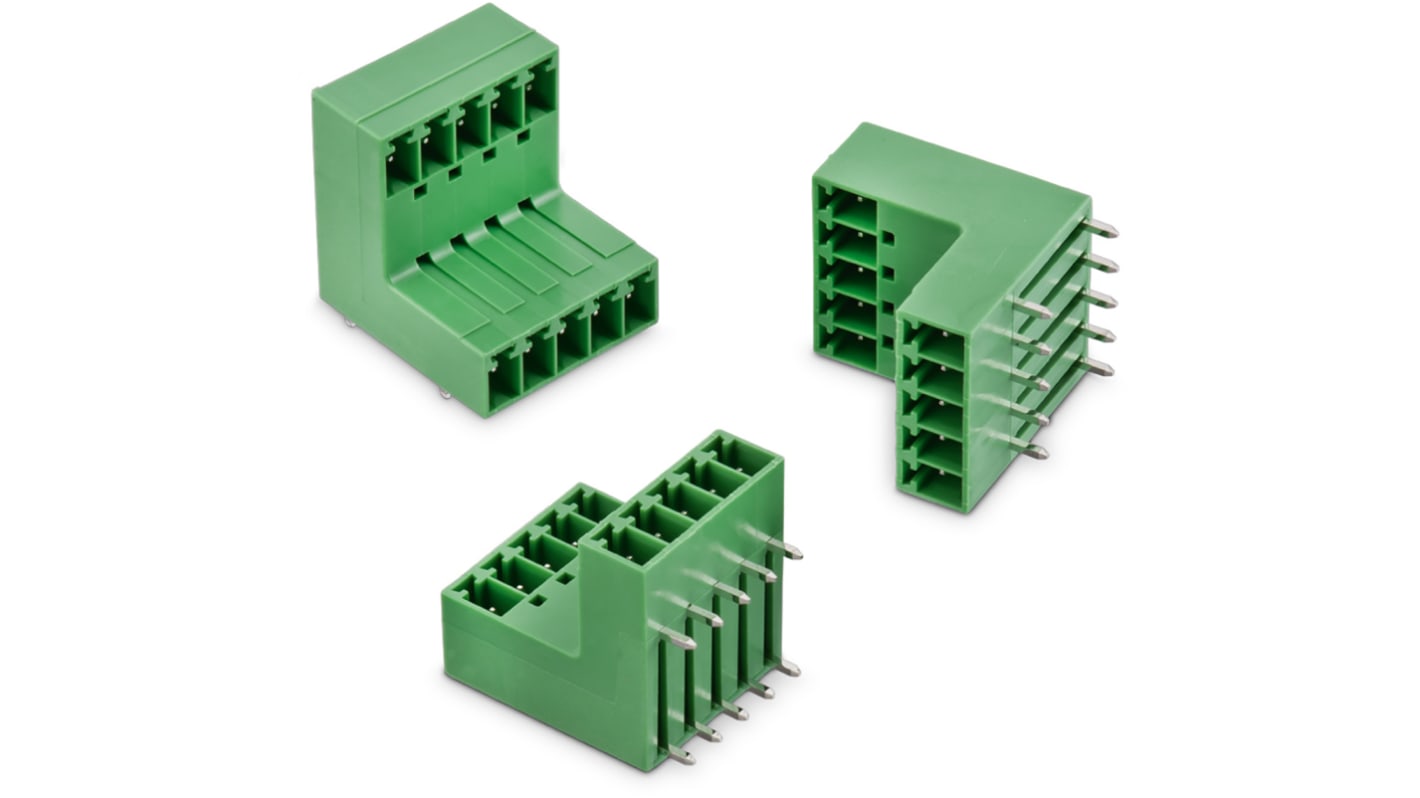 File di contatti PCB Wurth Elektronik, 8 vie, 2 file, passo 3.81mm