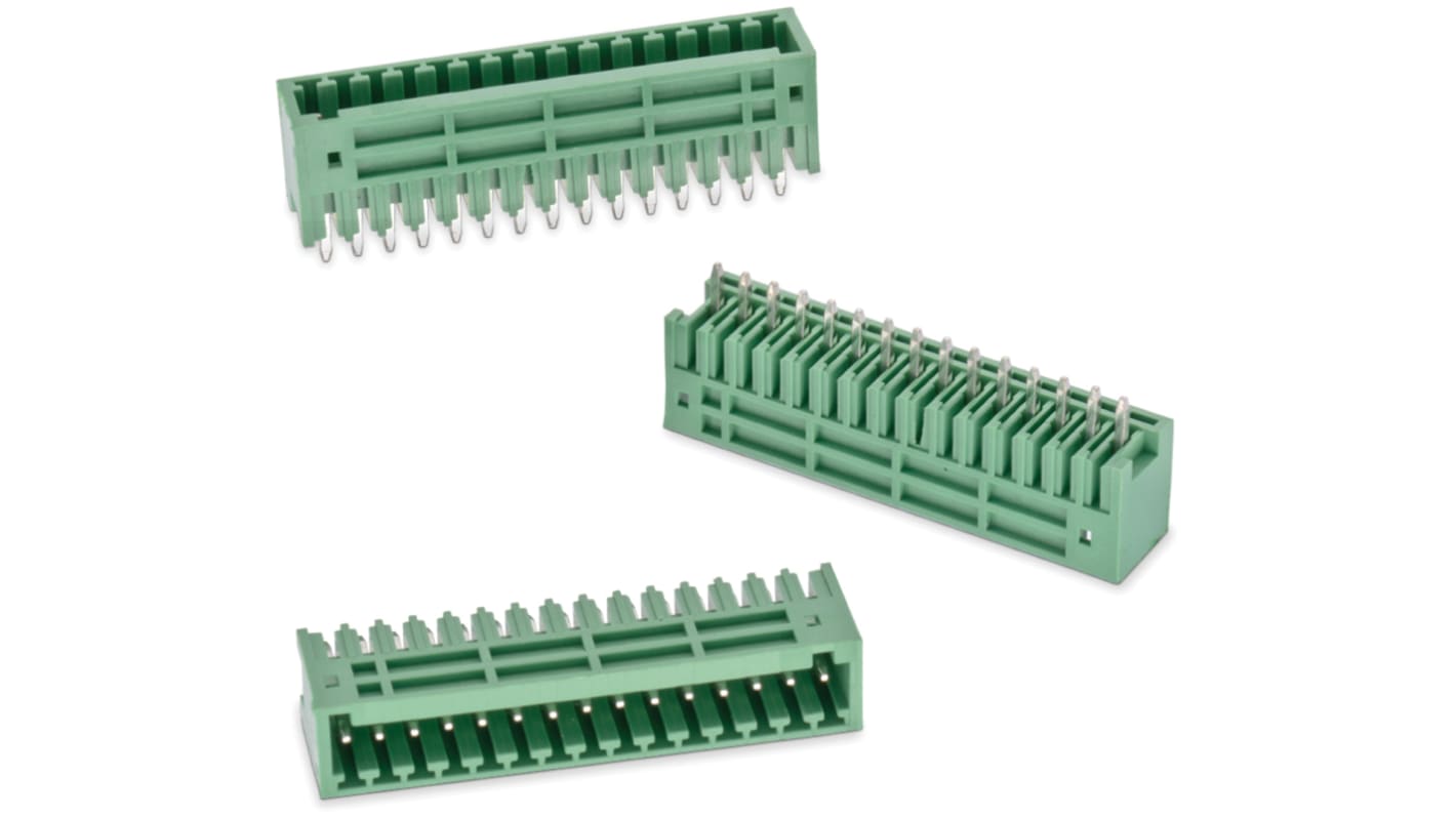 Wurth Elektronik 2.5mm Pitch 12 Way Vertical Pluggable Terminal Block, Header, PCB Mount, Solder Termination