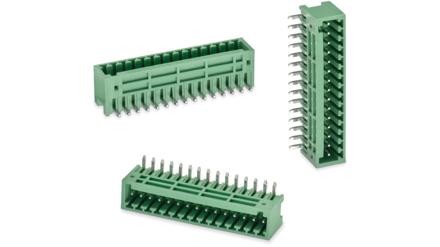 Wurth Elektronik 2.5mm Pitch 12 Way Horizontal Pluggable Terminal Block, Header, PCB Mount, Solder Termination