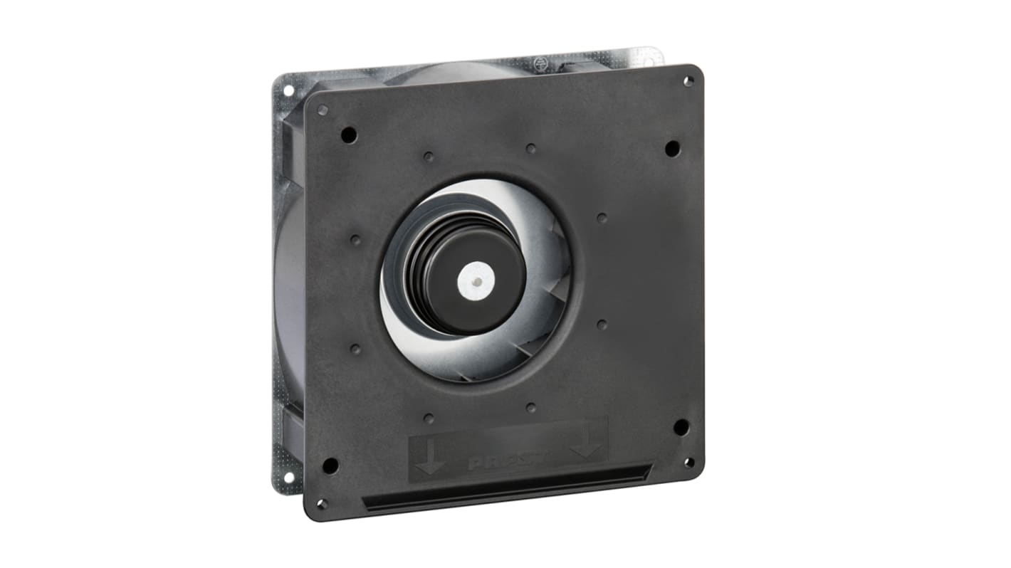 Ventilador Axial ebm-papst RG 125 N de 180 x 180 x 40mm, 24 V dc, 4.9W, caudal 88m³/h, 57dB