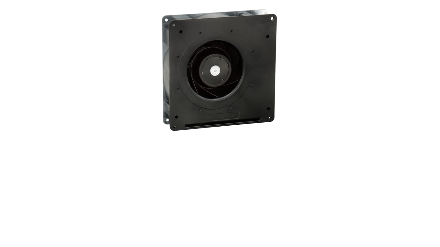 Ventilador Axial ebm-papst RG 140 NTD de 180 x 180 x 40mm, 24 V dc, 9.3W, caudal 118m³/h, 60dB, salida PWM, IP54