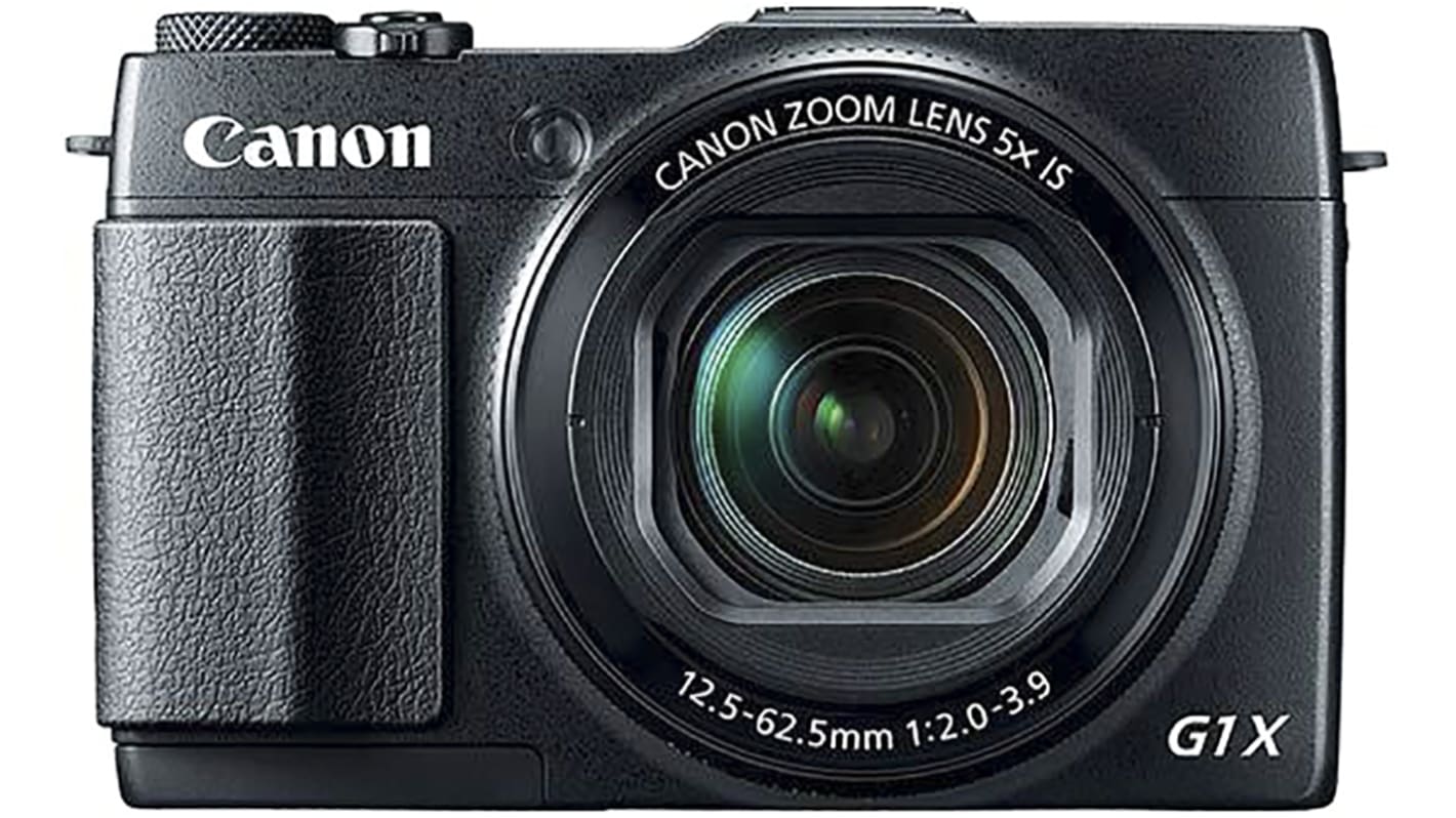 Canon G1 X Mark II Kompakt Digitalkamera 7.5cm LCD Touchscreen 5X Optischer Zoom 4X Digital Zoom Schwarz WLAN