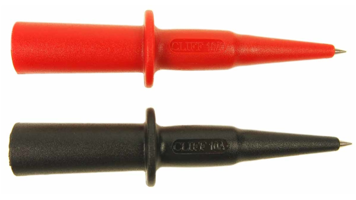 Sonda de prueba, 1kV, punta 3.5mm, Negro, Rojo