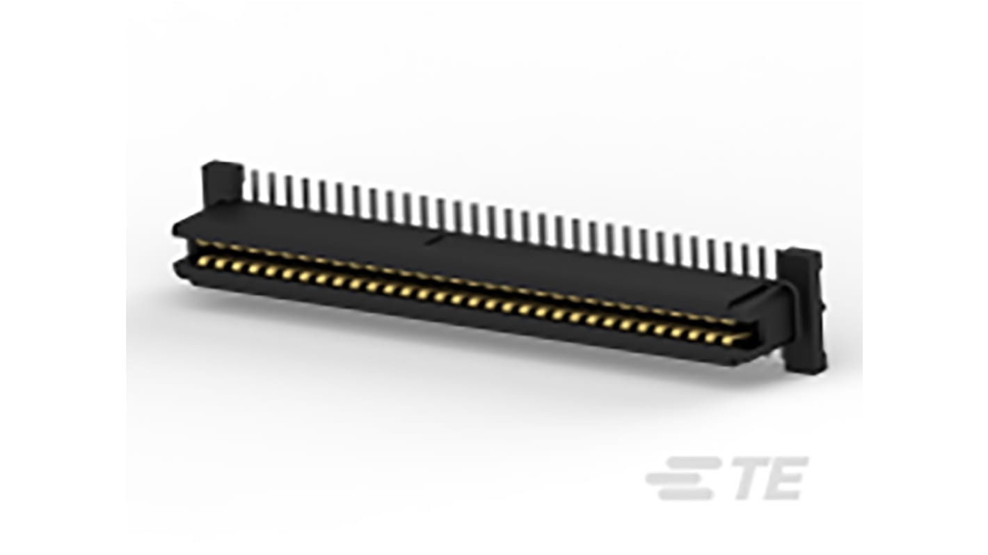 Presa PCB TE Connectivity, 64 vie, 2 file, passo 1mm, Montaggio PCB