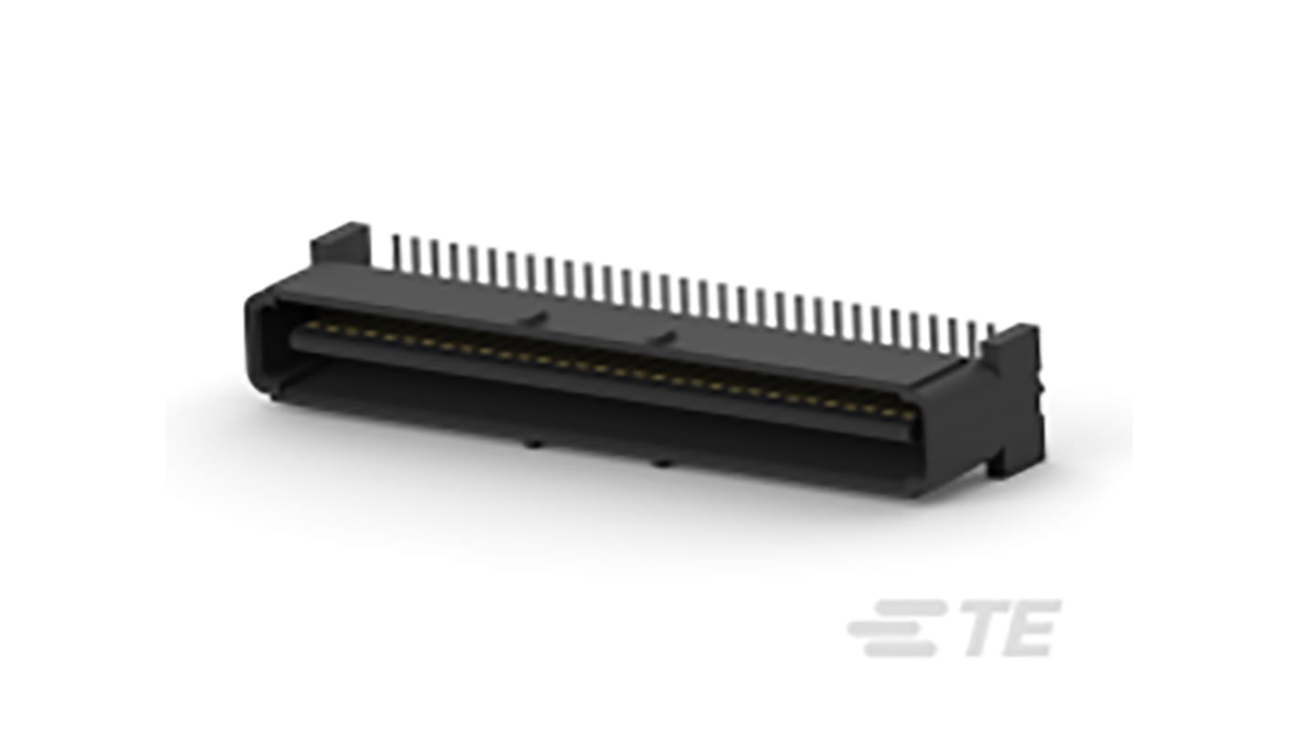 TE Connectivity 1mm FH Series Straight PCB Mount PCB Socket, 64-Contact, 2-Row, 1mm Pitch, SMT Termination