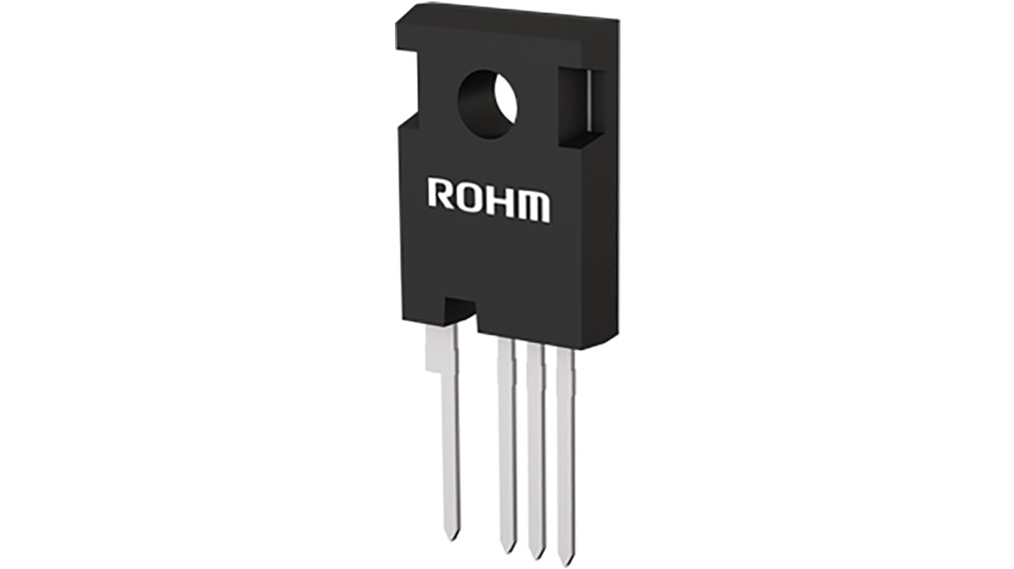 SiC N-Channel MOSFET, 55 A, 1200 V, 4-Pin TO-247 ROHM SCT3040KRC14