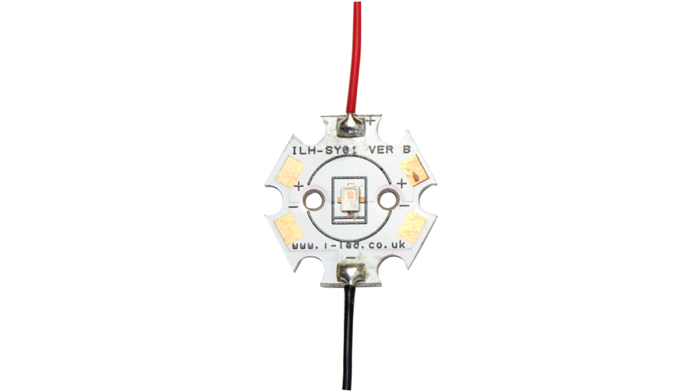 ILS, LED-Array Rot 2.15 → 2.75V, Ø 20mm 71 lm-Typ Aluminium