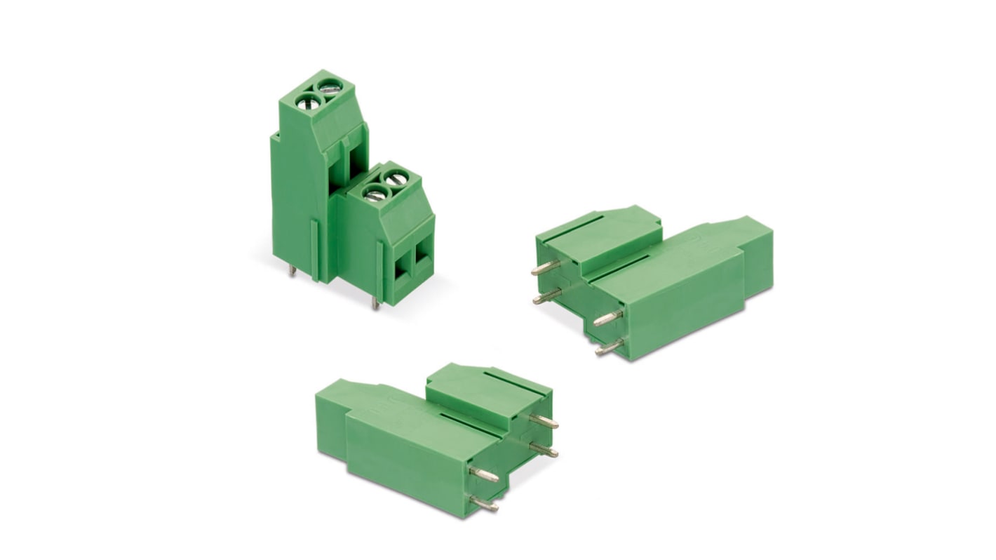 Wurth Elektronik 2335 Series PCB Terminal Block, 6-Contact, 5.08mm Pitch, Through Hole Mount, 1-Row, Solder Termination