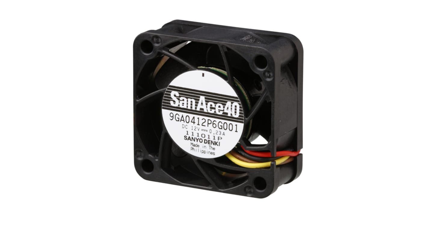 Ventola assiale in c.c. Sanyo Denki San Ace 9GA, 19.9m³/h, 5 V c.c., 40 x 40 x 20mm