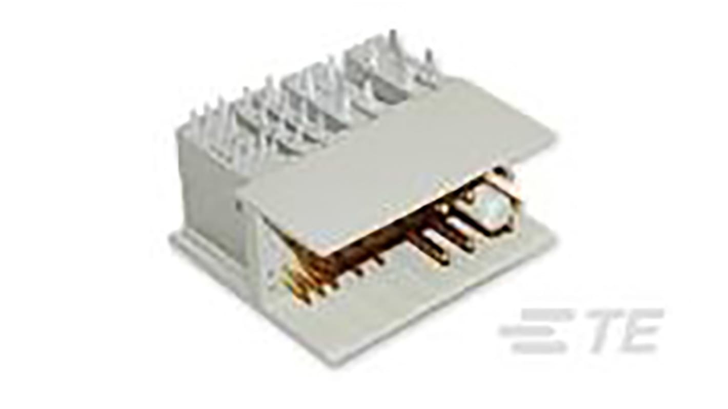 TE Connectivity, ATCA 2.7mm Pitch Backplane Connector, Male, Right Angle, 2, 4 Row, 30 Way, 1766500