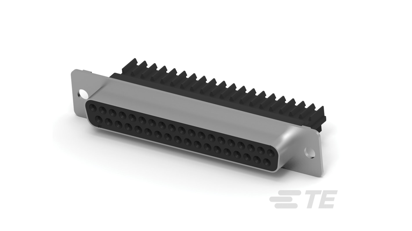 Conector D-sub TE Connectivity, Serie Amplimite HDE, Montaje de Cable, Hembra, Terminación IDC