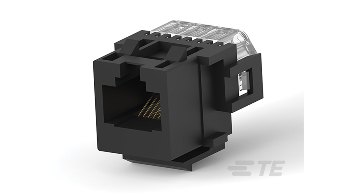 TE Connectivity 216005 Series Female RJ45 Connector, Surface Mount, Cat3