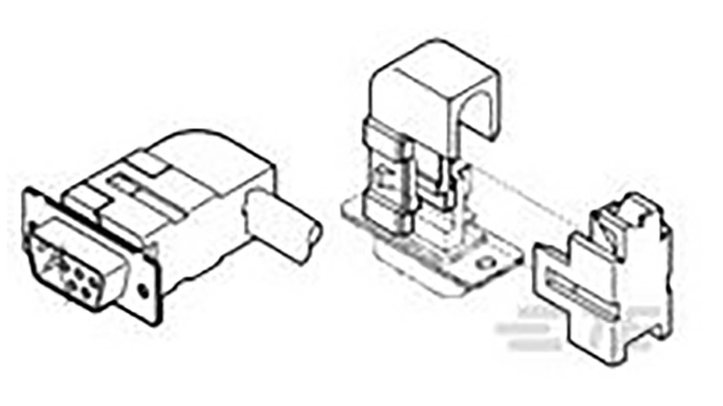 TE Connectivity, AMPLIMITE Series Backshell/Cable Clamp For Use With Jacketed Cable