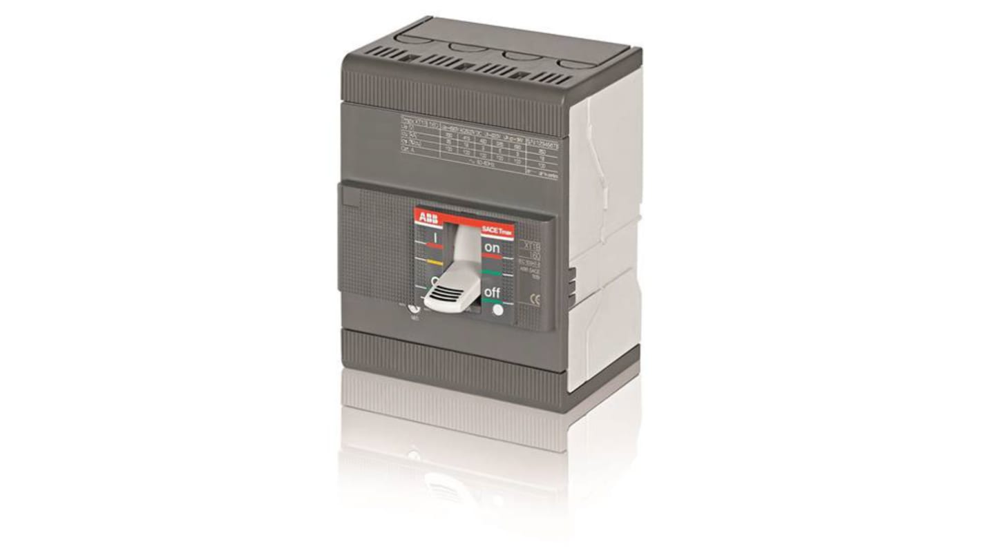 Interrupteur-sectionneur ABB, 4 P, 500 V dc, 690V c.a.